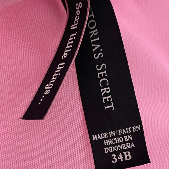 34B Vs Victoria’s Secret Sexy little things Pink dots ruffles Costume apron - Picture 12 of 12